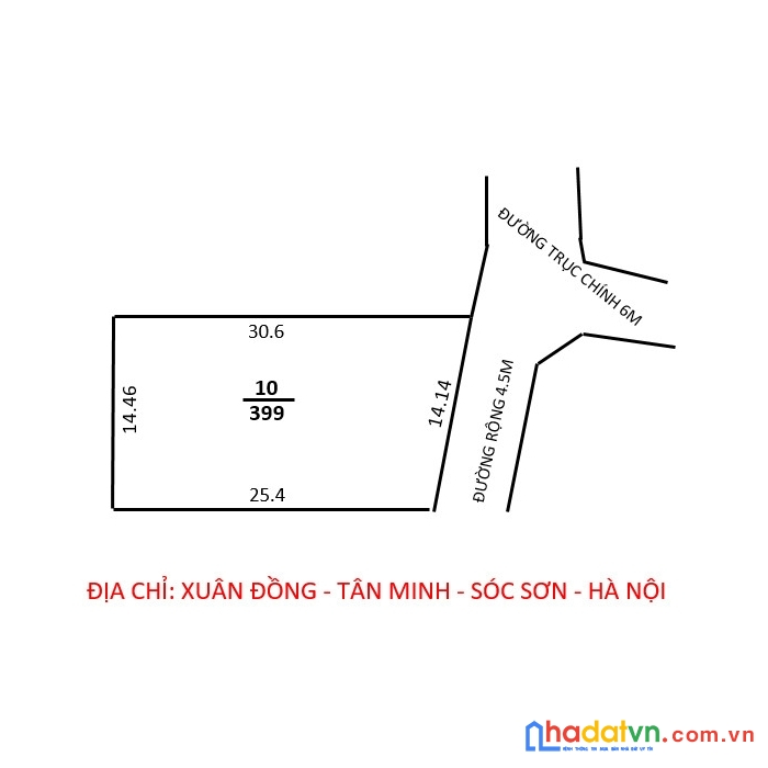Bán gấp f0 mảnh đất 399m2 tại xuân đồng,tân minh, sóc sơn