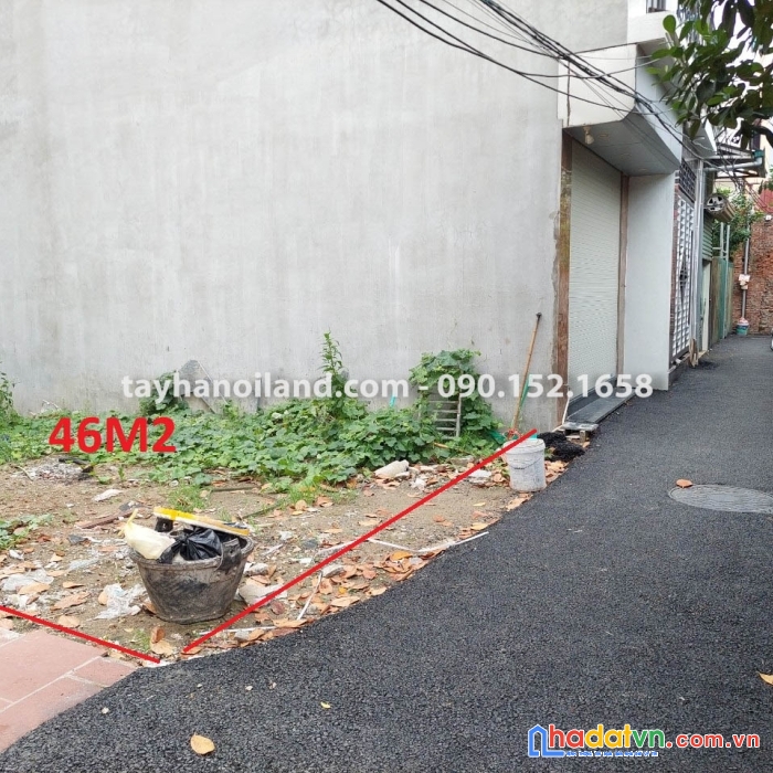 Bán đất ngãi cầu an khánh 46m2 ô góc 2 mặt thoáng sổ đỏ chính chủ gần đường oto đi