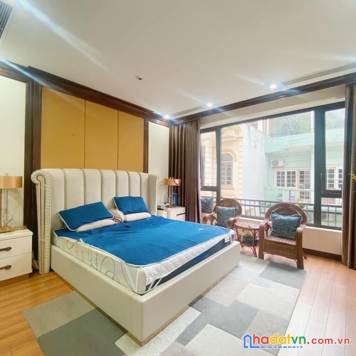 Biệt thự trần đại nghĩa 80m2, 6 tầng, thang máy, ô tô tránh, nội thất nhập ngoại