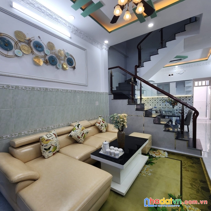 Bán nhà hxh âu dương lân, 74m2, 4 tầng, 5pn, kinh doanh sầm uất, 9,4 tỷ tl mạnh 0906993584