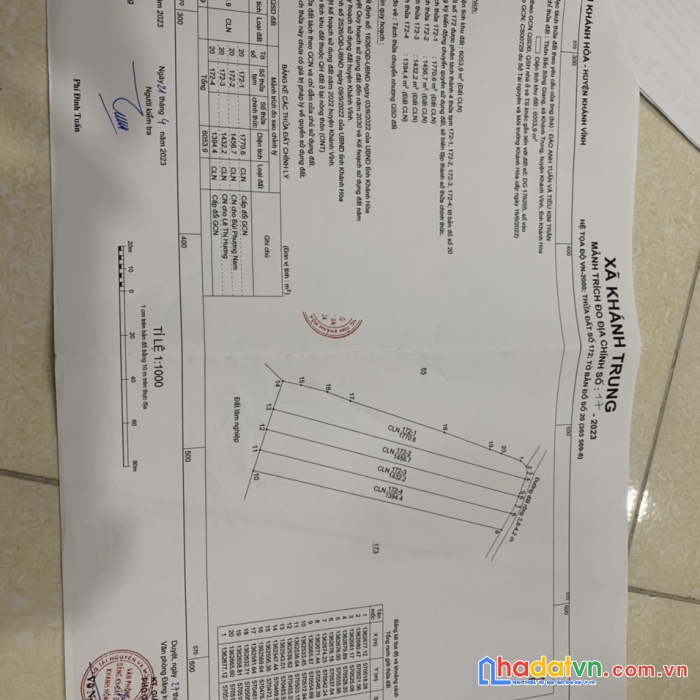 Bán đất nghộp cho vay cao gần sông khánh trung khánh vĩnh lh 0985451850