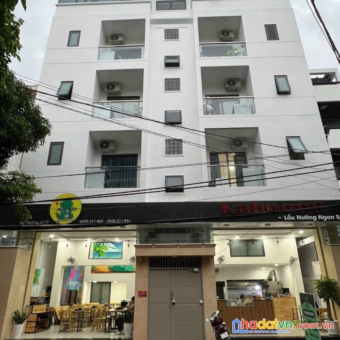 Nhà 14.5 x20m trệt lửng 4 lầu đường 79 phường tân quy quận 7
