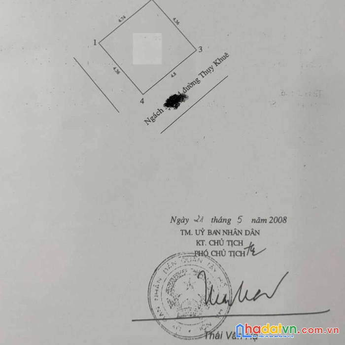 Hiếm – phố thụy khuê- nhà cách mặt phố ô tô 5m- lô góc 2 mặt ngách- 3.2 tỷ 