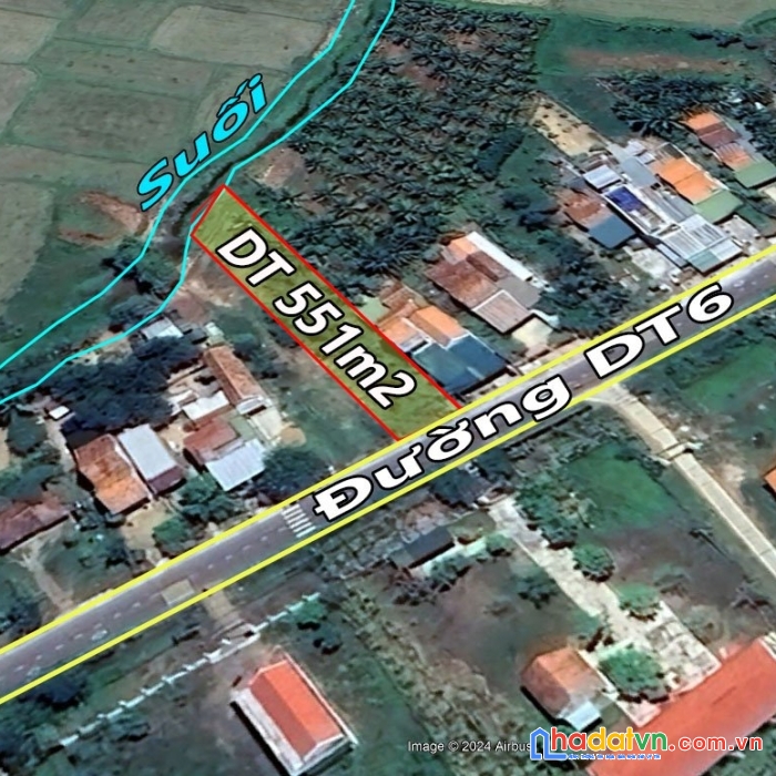 Chủ ngộp bán 551m giáp suối mặt tiền tỉnh lộ 6 có thổ ninh xuân ninh hòa 