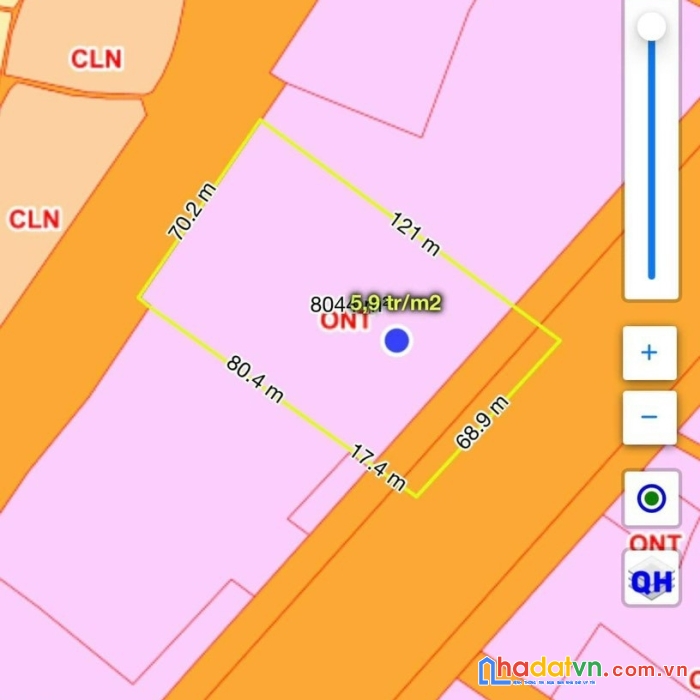 Bán 7994m2 mặt tiền ql1a có thổ cư cách biển chỉ 500m vạn hưng vạn ninh