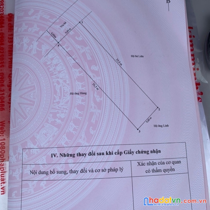 Bán lô đất ngõ phân lô 633 thiên lôi, vĩn niệm, lê chân, hp