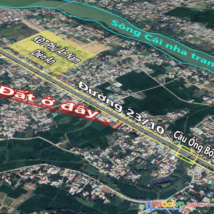 Bán 145m măt tiền 23/10 giá rẽ nhất khu vực chỉ 32tr diên an diên khanh 