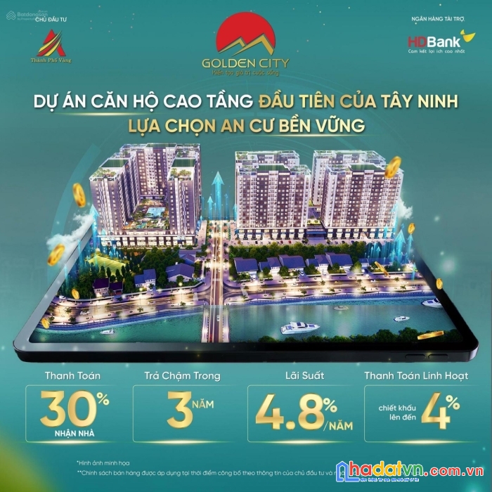 Bán nhà 3 mặt tiền - chung cư gần bến xe tây ninh - 900 triệu