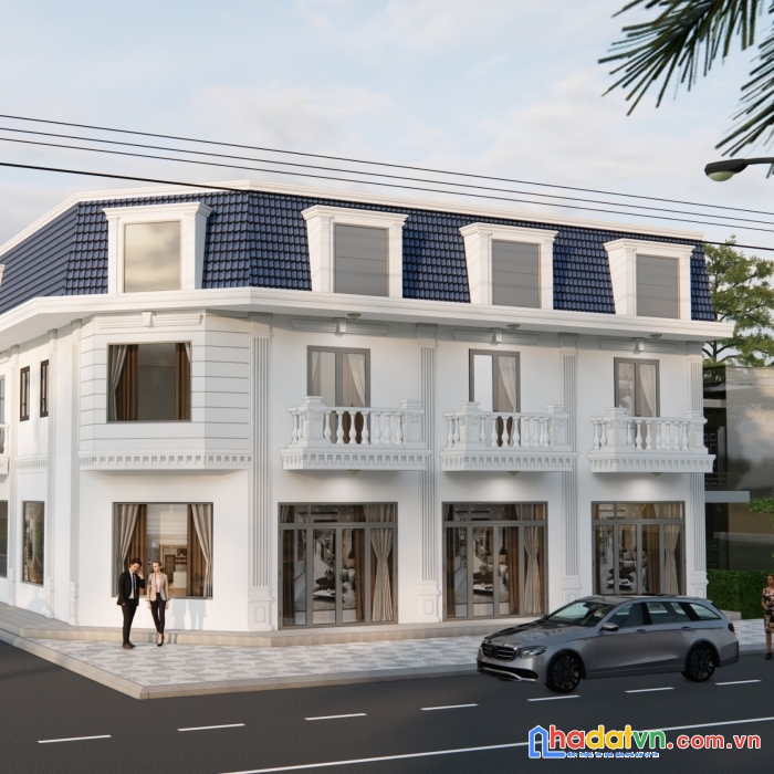 Khu nhà phố thiết kế châu âu-thích hợp kinh doanh đa ngành nghề