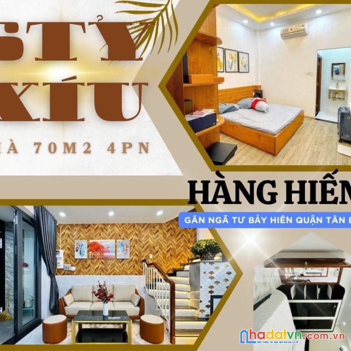 Kiếm đâu ra nhà hẻm xe hơi ngang 4.5mx15m gần chợ tân bình 6tỷ xíu