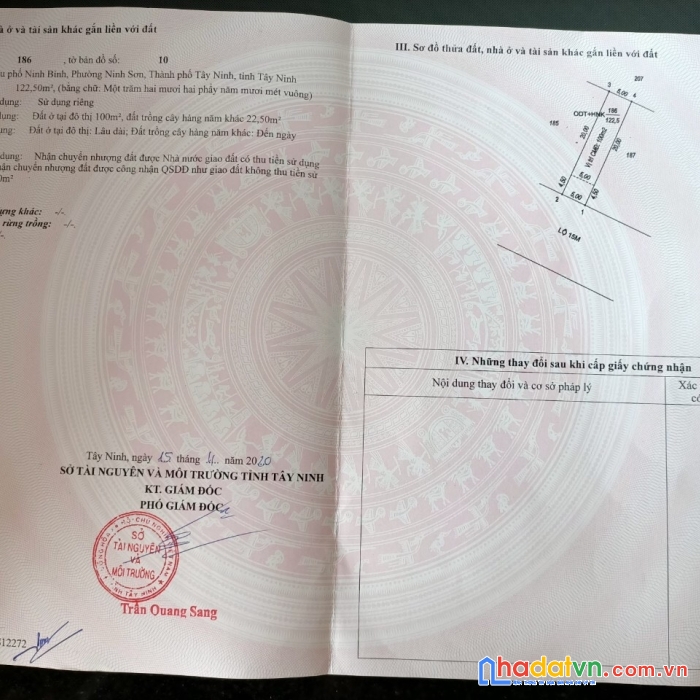 Mua đất ninh sơn về xây nhà hoặc đầu tư, chỉ 550 triệu, ngay trung tâm tây ninh