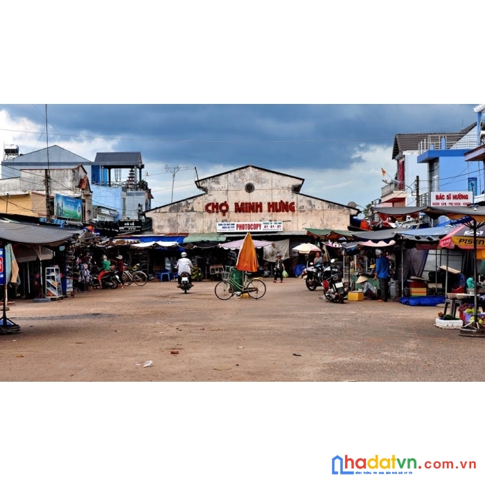 Cần bán gấp lô đất ngay chợ minh hưng giá rẻ, cách ql13 100m
