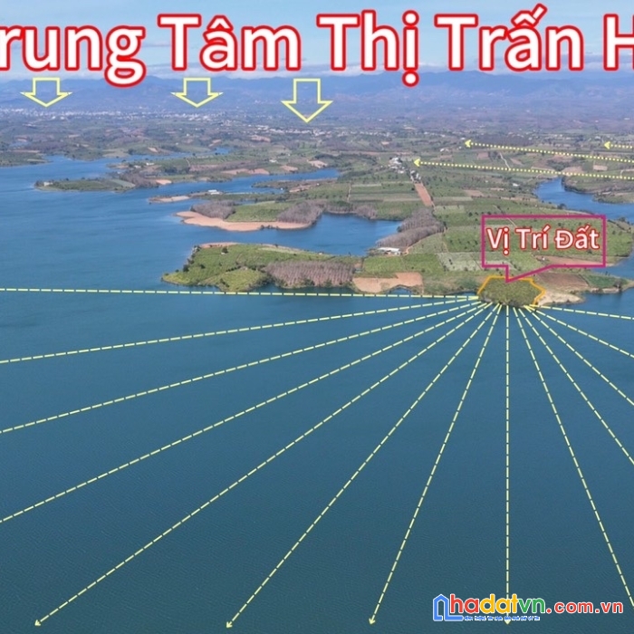 Chính chủ bán đất view hồ 3 mặt tiền, xe hơi vào tận nơi, cách trường học chợ chỉ 5 phút di chuyển