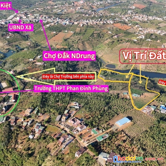 Bán 3ha đất có hơn 500m mặt tiền đường và hơn 150m mt hồ, đất sát trường học cấp 1,2,3 và ngay chợ