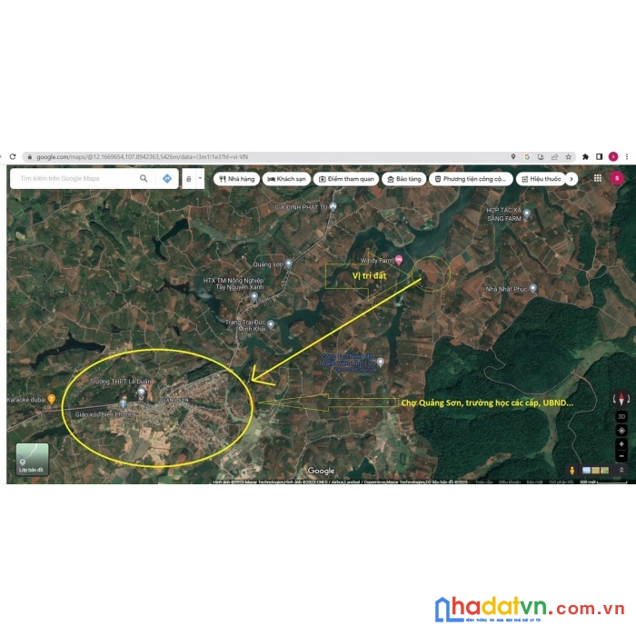 Bán 11 héc đất view hồ có 900m mặt tiền đường và 270m mặt tiền hồ, s hồng riêng, xe tải vào tận nơi