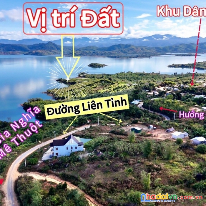 Bán 10.000m2 đất view hồ hình chiếc lá độc nhất vô nhị tại hồ nam ka, đất có 220m mặt tiền hồ