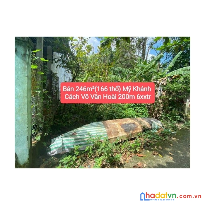 600tr - 246m² rạch bà bống, mỹ khánh, tp.long xuyên, an giang  