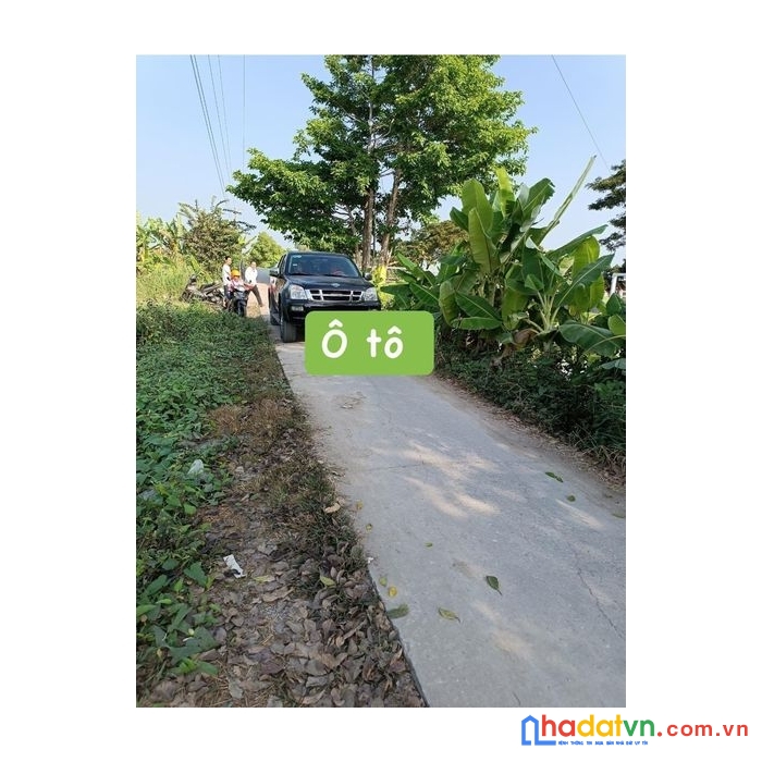 Bán 1400m2 có 420 thổ, 2 mặt tiền kênh g,định thành 