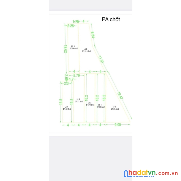 Đất đường 8x19m mặt tiền số lâm văn bền chỉ 137 triệu/m2