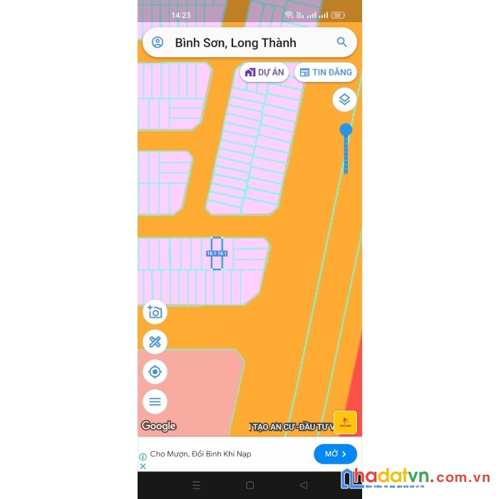 Bán nhà gần sân bay 1 xẹc dt 769 1 trệt 1 lầu 