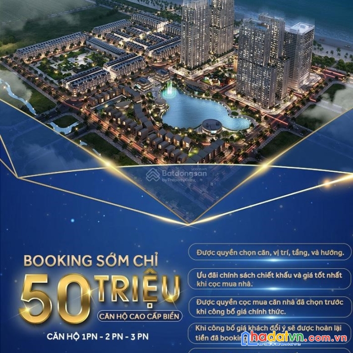 Sở hữu căn hộ cao cấp ven biển đầu tiên lâu dài tại biển bảo ninh quảng bình booking chỉ 50 triệu