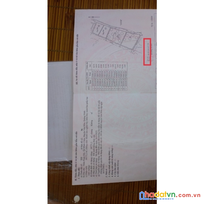 Bán đất vân đồn - quảng ninh cho ai  có nhu cầu làm dịch vụ du lịch