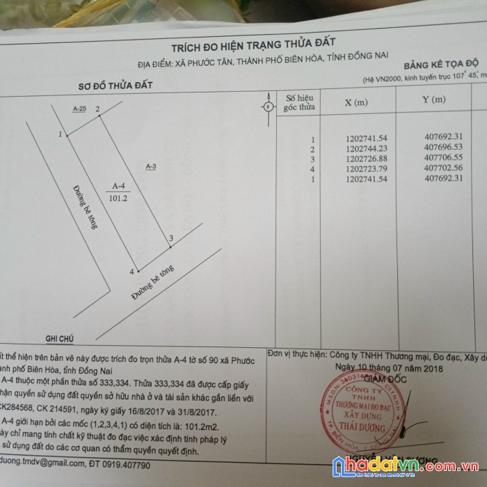 Gia đình cần bán lô đất giá rẻ hơn so với thị trường, p. phước tân, tp biên hoà, đồng nai. 