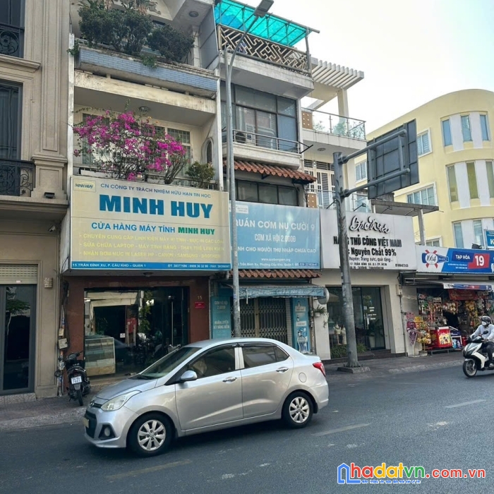 Bán mt 3 tầng trần đình xu p. cầu kho, q.1, dt 3,76x15m, giá: 14 tỷ

