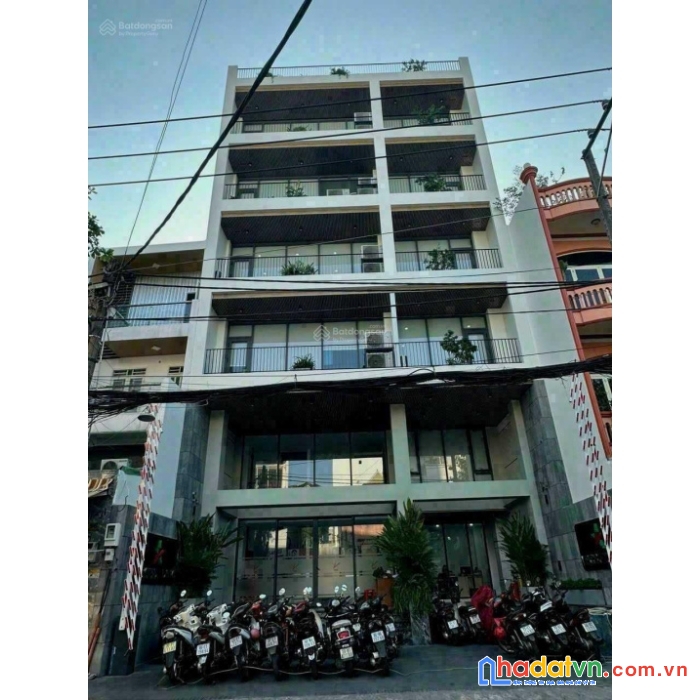 Bán tòa nhà văn phòng, mặt tiền đường trần quý khoách-quận1. dt:8 x17 (h+7t). giá: 65 tỷ