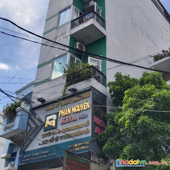 Bán nhà mt 209 võ thành trang, phường 11, quận tân bình.
