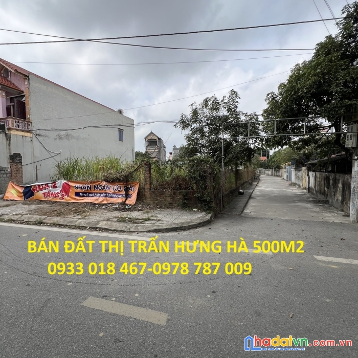 Bán đất thị trấn hưng hà, thái bình