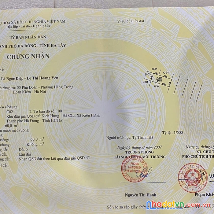 Bán đất mặt phố bà triệu. vị trí kd bất chấp 24/7, sầm uất nhất khu
