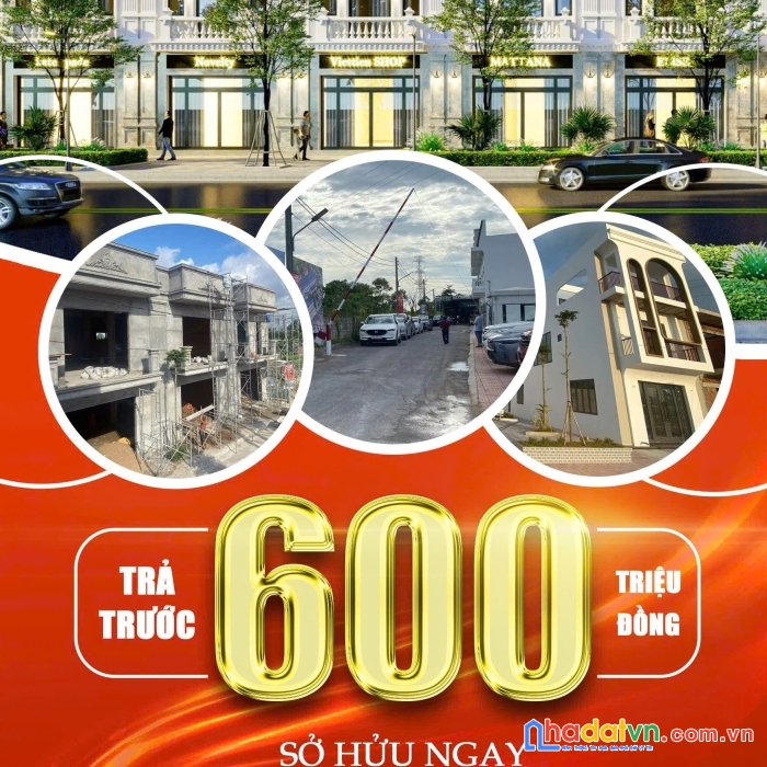 Chỉ 600 triệu sở hữu ngay nhà mặt tiền khu dân cư tân hiệp,châu thành
