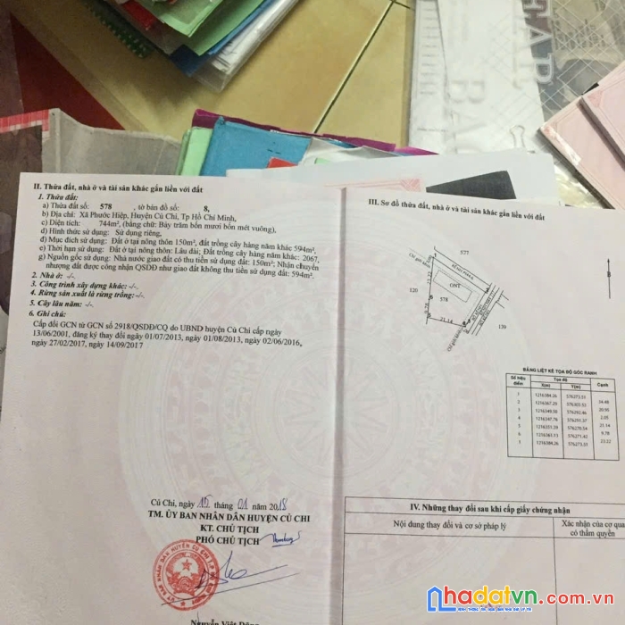 Bán kho xưởng , nhà vườn 1800m2 tại phước hiệp. củ chi. giá 5 tỷ.