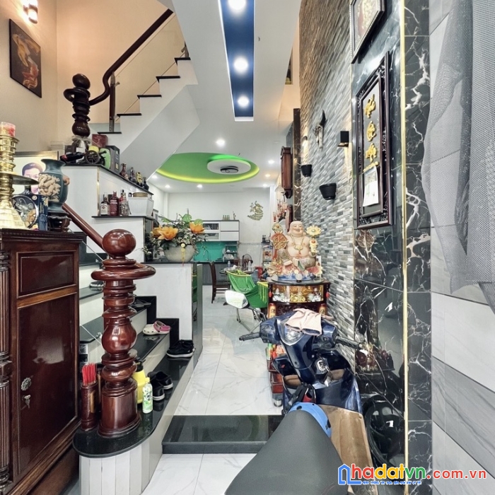 Đẹp lung linh - nhà tây lân - hẻm 7m - 58m2 - 3 tầng - 4pn - chào chỉ nhỉnh 4 tỷ