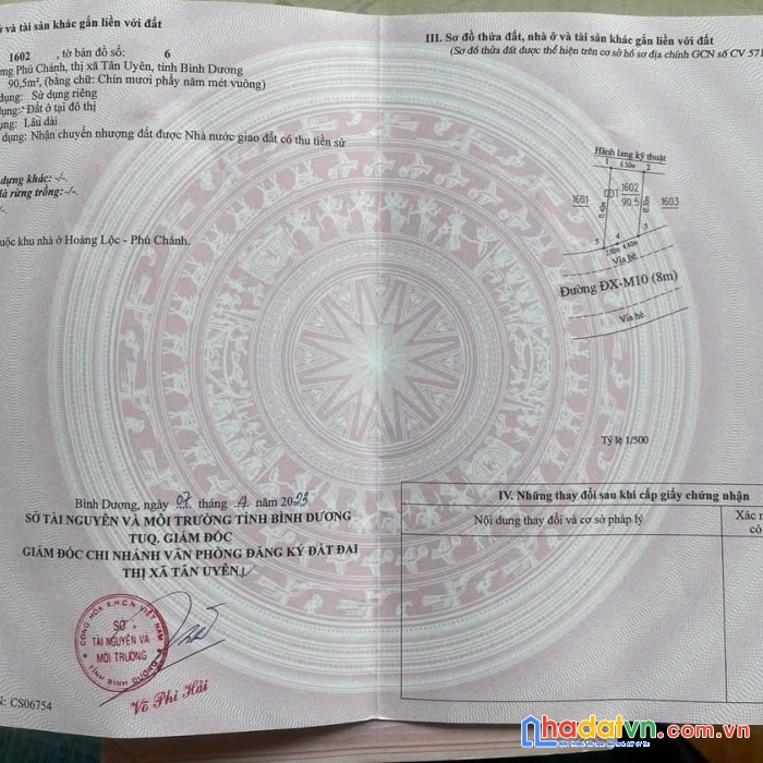 Bán đất ngay cổng trường học cấp 1 cấp 2 phú chánh, tp. tân uyên