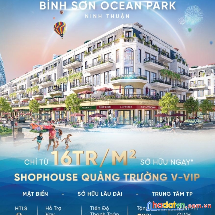 Bảng hàng độc quyền chiết khấu tới 11% khu đô thị biển bình sơn ocean park