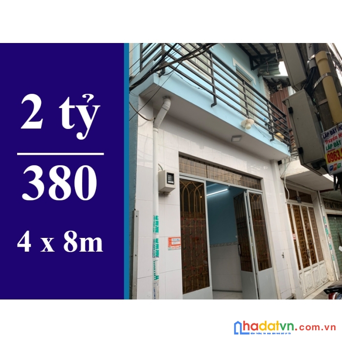 Bán nhà đường huỳnh tấn phát, quận 7, dt: 4 x 8m, 1 lầu