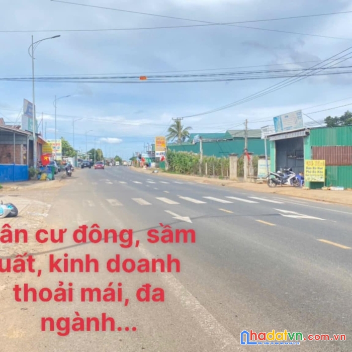 Bán đất mặt tiền dt724, phú hội đức trọng, gần ngã 3 tân hội