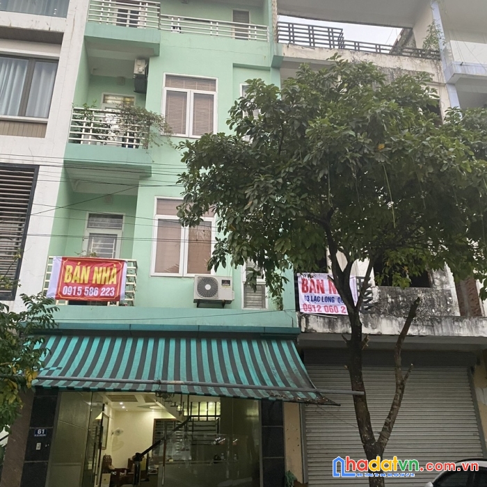 Bán nhà phố số 61, đường lạc long quân (rộng 39 m), đông vệ, tp thanh hoá