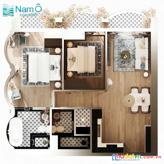 Nam ô discovery - căn hộ mặt tiền biển - sở hữu lâu dài - chỉ từ 55 triệu/m2 - đã cất nóc