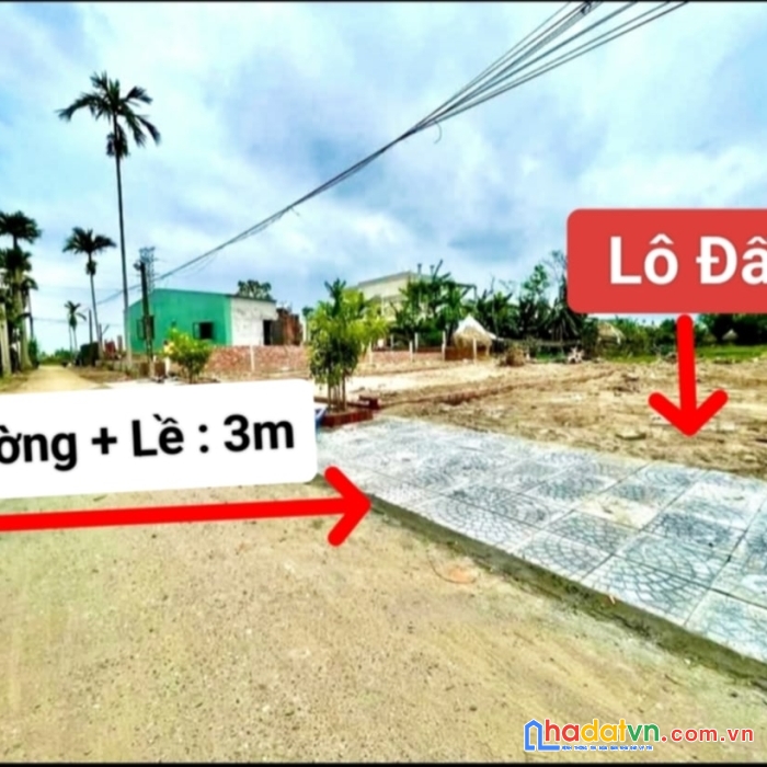 Chủ bán lô đất sạch đẹp liền gần tt thị trấn nam phước cách ql1a chỉ 800m.