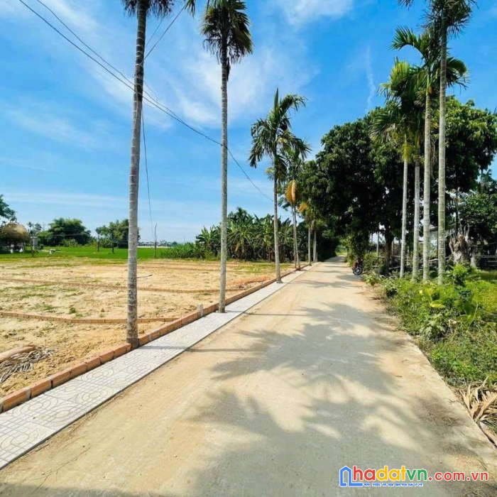 Bán lô đất gần chợ lệ trạch, thị xã điện bàn, chỉ cách quốc lộ dt 605 700m.