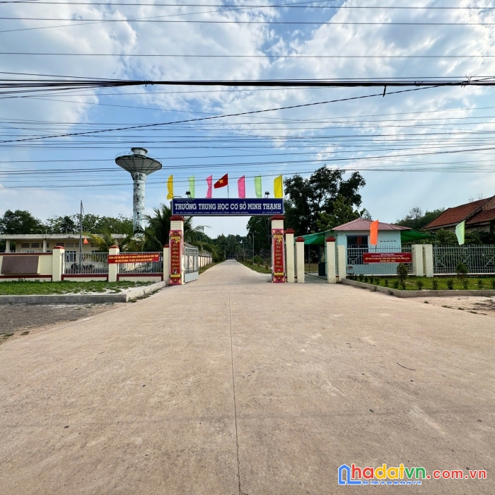 Bán đất minh thạnh - dầu tiếng - bình dương đối diện trường thcs minh thạnh