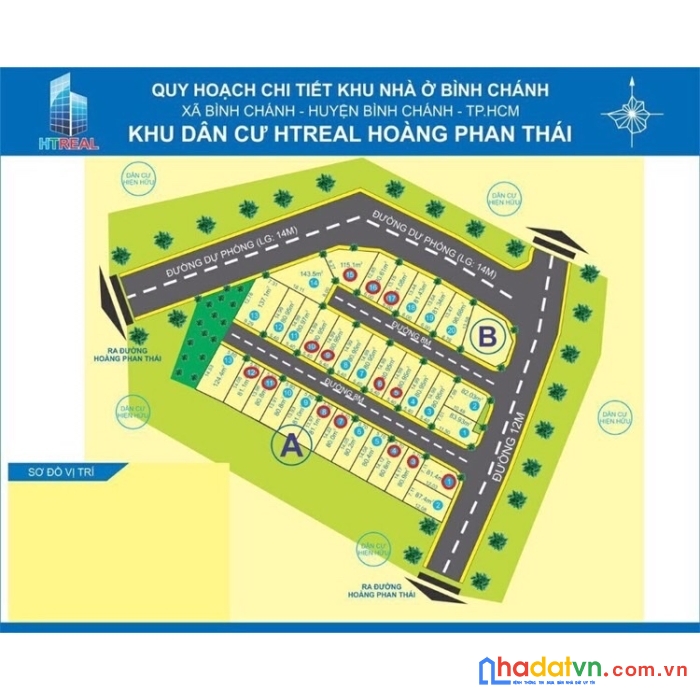(chính chủ) cho thuê đất trống – kdc htreal hoàng phan thái – huyện bình chánh