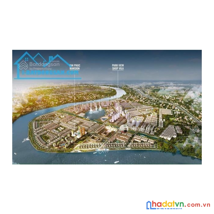 Bán dinh thự mansion vạn phúc city thủ đức dt: 10m x23m