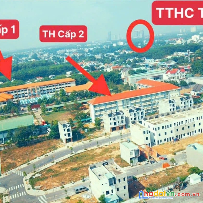 Cần bán lô góc 2 mặt tiền đường nhựa đx 16m gần kcn vsip 2 đối diện trường học phú chánh.