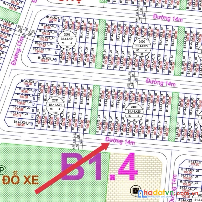 Cần bán gấp lô đất liền kề b1.4 lk 25 nhìn trường học đường 14m giá đầu tư tại kdt thanh hà cienco 5