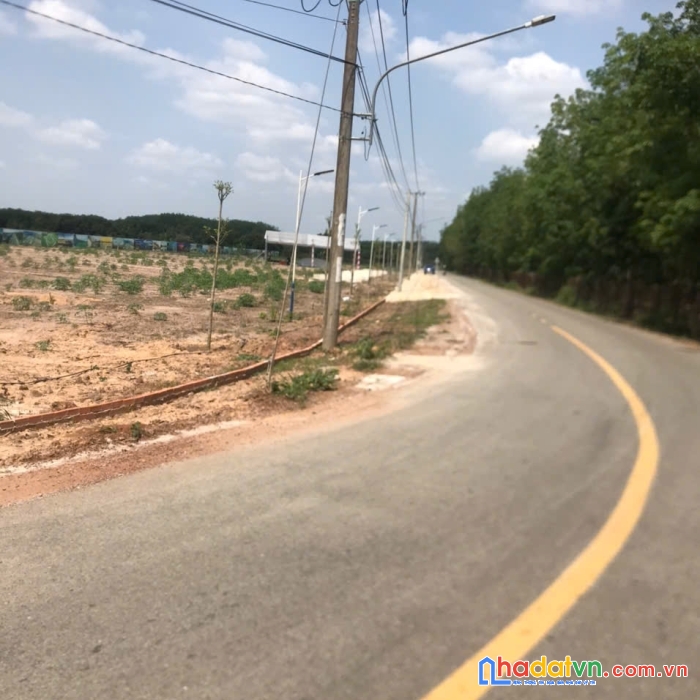 Cần bán lô đất đẹp ngay mặt tiền dt750, trừ văn thố – bàu bàng, bình dương.