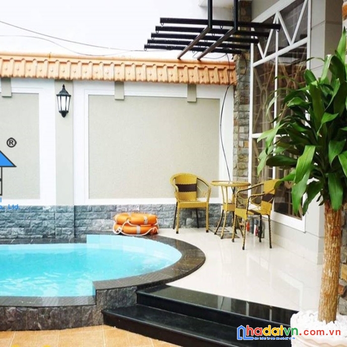 Bán villa homestay bãi sau hồ bơi sân vườn vũng tàu b589